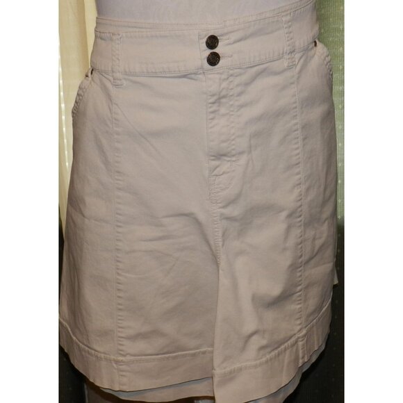 Lane Bryant size 3X khaki long shorts 48" waist plus size women's - Picture 1 of 5